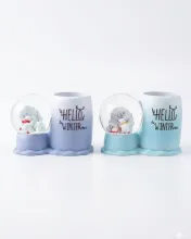 porte stylo boule de neige